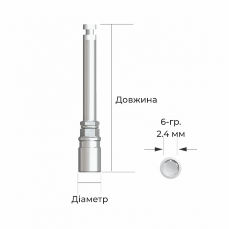 Ключ для абатмент-атачмента